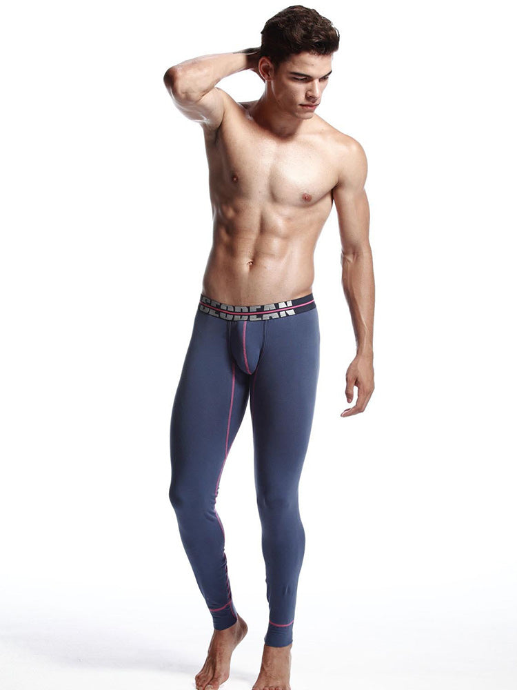Men's Loungewear-Style Sleep-Ready Cozy Soft-Touch Thermal Bottoms | dmunderwear