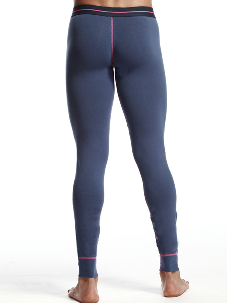 Men's Loungewear-Style Sleep-Ready Cozy Soft-Touch Thermal Bottoms | dmunderwear detail image 12