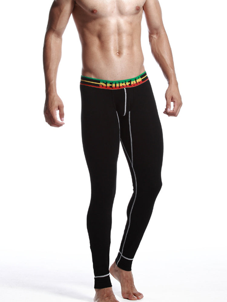 Men's Loungewear-Style Sleep-Ready Cozy Soft-Touch Thermal Bottoms | dmunderwear detail image 14