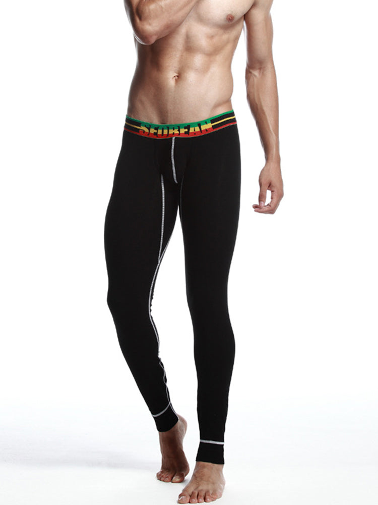 Men's Loungewear-Style Sleep-Ready Cozy Soft-Touch Thermal Bottoms | dmunderwear detail image 15