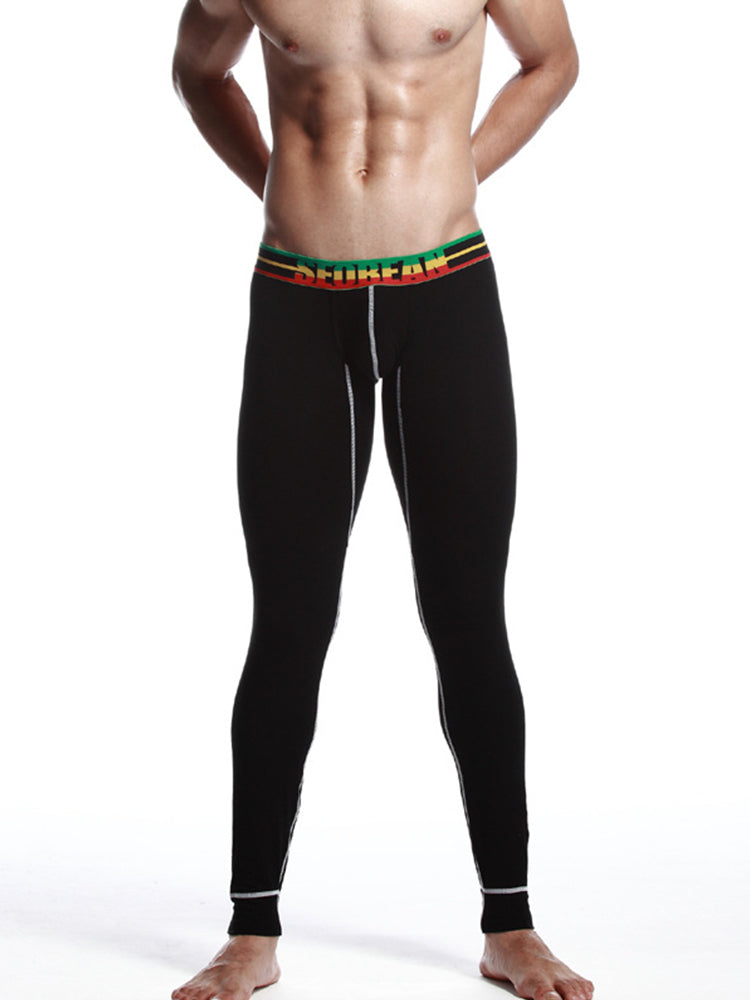 Men's Loungewear-Style Sleep-Ready Cozy Soft-Touch Thermal Bottoms | dmunderwear detail image 2