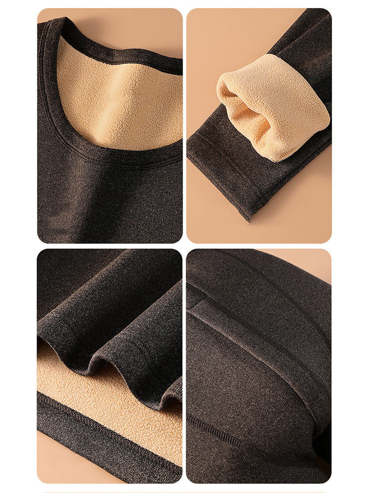 Men's Loungewear-Style Warm-Touch Tag-Free Smooth Soft-Touch Thermal Sets | dmunderwear detail image 7