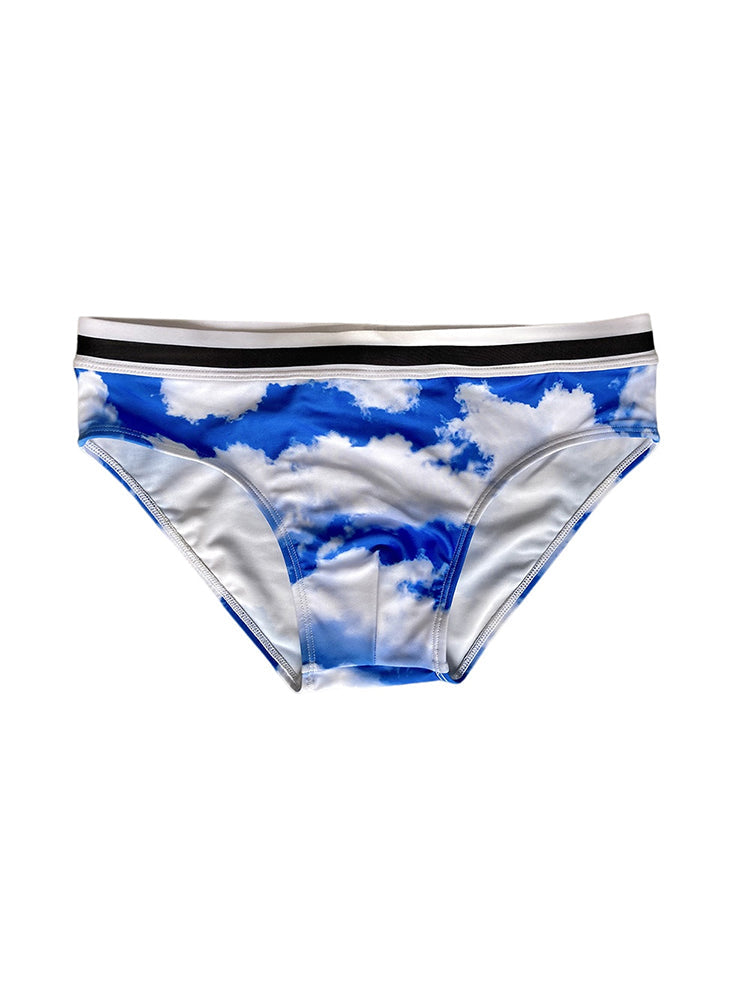 Men's Low-Rise Casual Holiday Swim Briefs | dmunderwear detail image 7