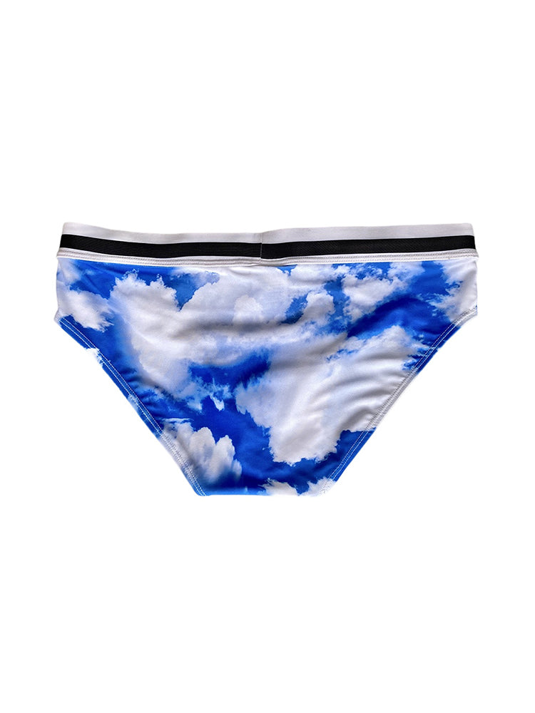 Men's Low-Rise Casual Holiday Swim Briefs | dmunderwear detail image 8