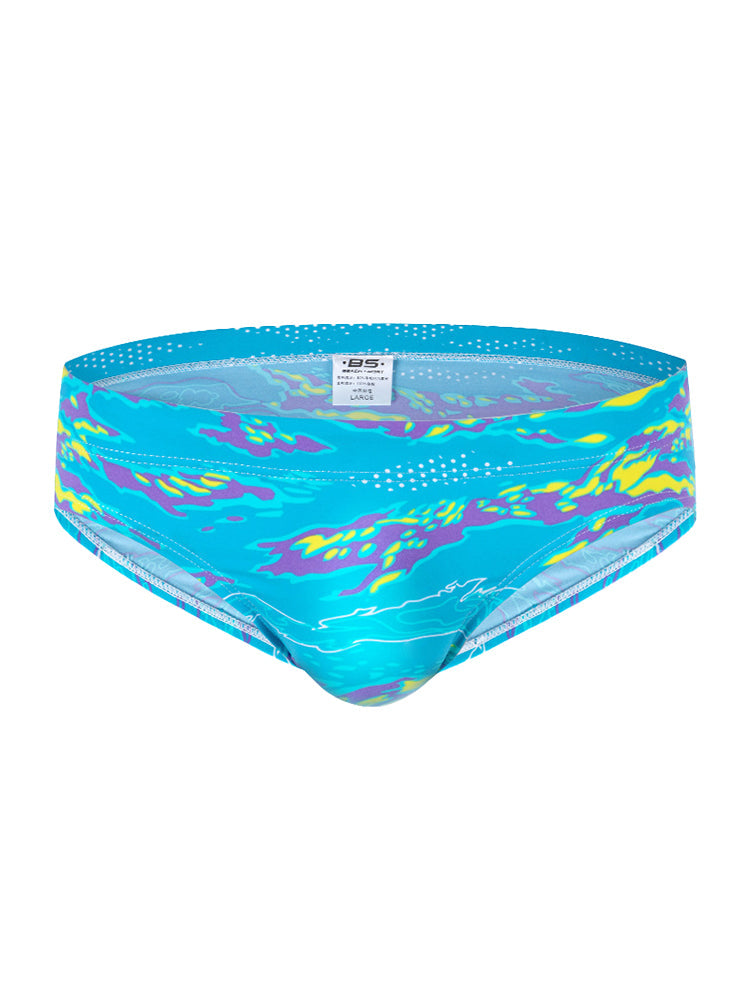 Men's Low-Rise Printed Casual Swim Brief | dmunderwear detail image 18
