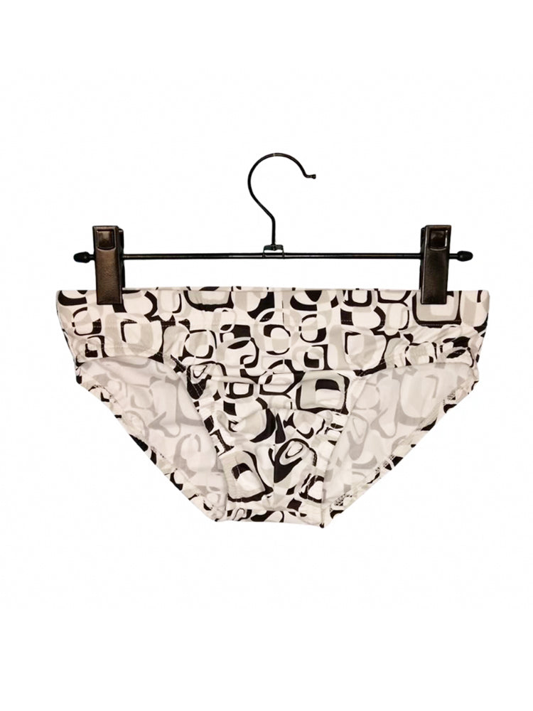 Men's Low-Rise Printed Casual Swim Brief | dmunderwear detail image 7