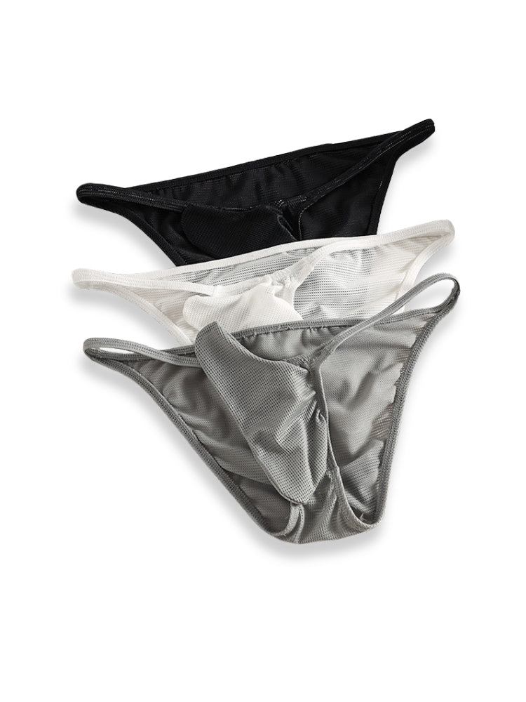 Men's Low-Rise Sexy Seamless Comfort Lightweight Briefs | dmunderwear detail image 6