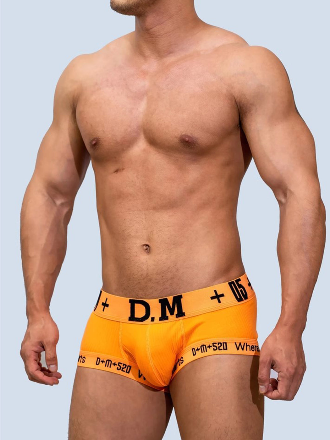 2 Pack Men's Low-rise Sexy Side Opening Pocket Trunk | dmunderwear detail image 11