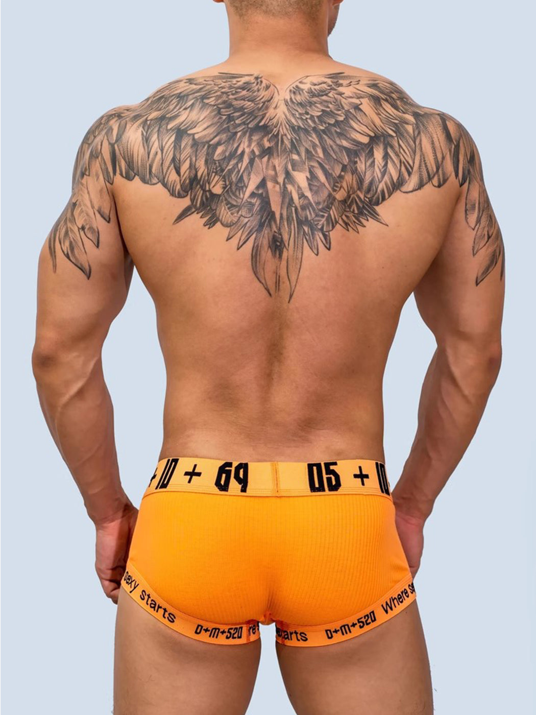 2 Pack Men's Low-rise Sexy Side Opening Pocket Trunk | dmunderwear detail image 13
