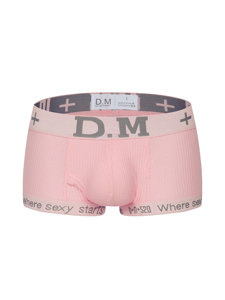 2 Pack Men's Low-rise Sexy Side Opening Pocket Trunk | dmunderwear detail image 15
