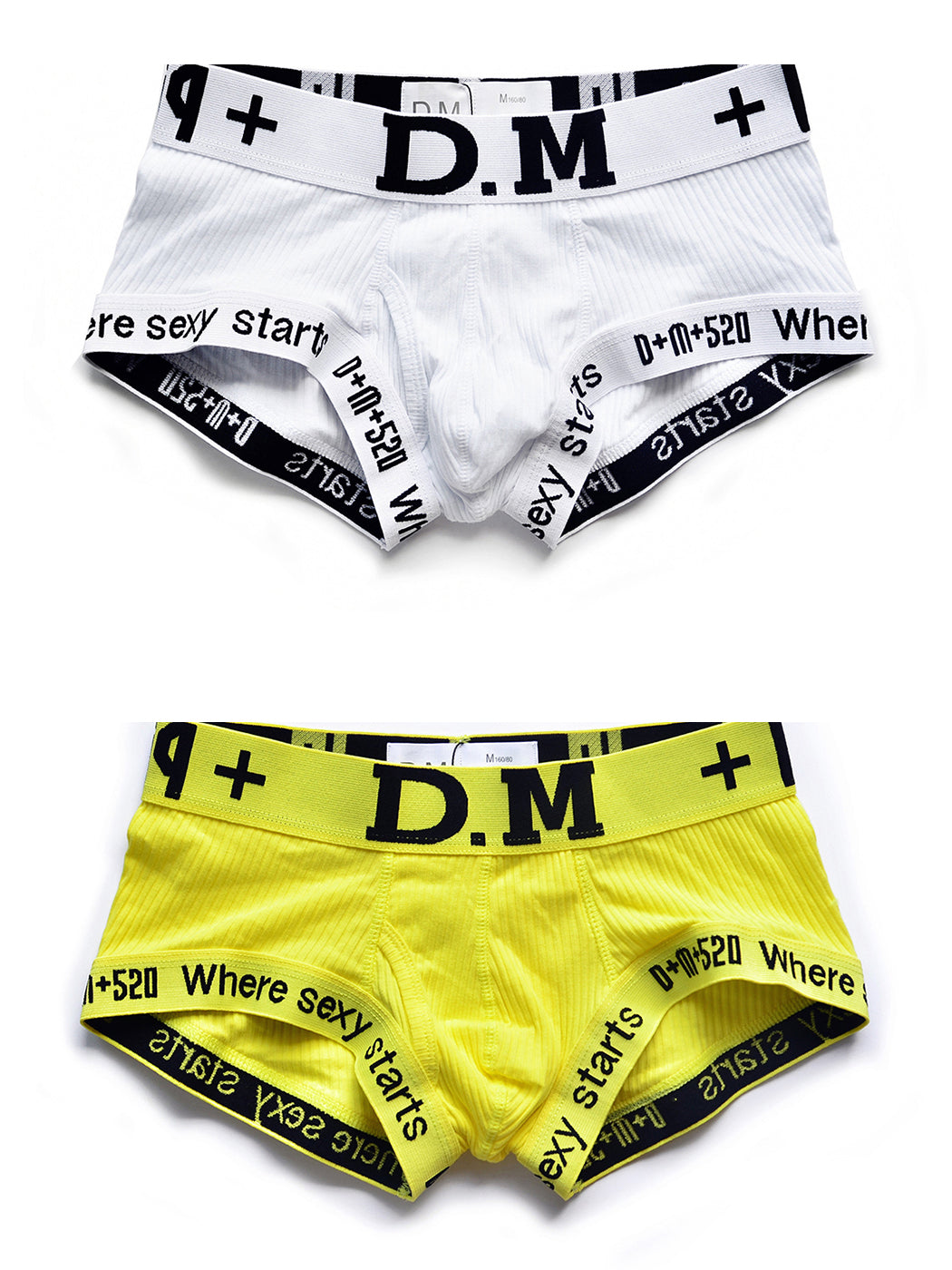 2 Pack Men's Low-rise Sexy Side Opening Pocket Trunk | dmunderwear detail image 8
