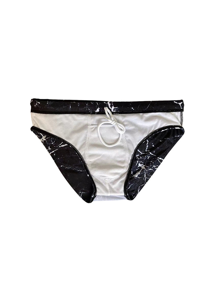 Men's Low-Rise Sexy Youth Beach Swim Briefs | dmunderwear detail image 10