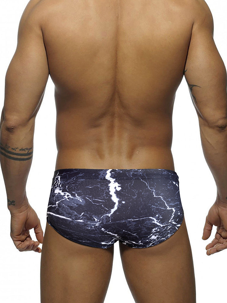 Men's Low-Rise Sexy Youth Beach Swim Briefs | dmunderwear detail image 7