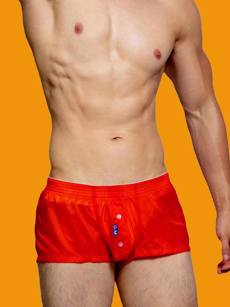 Men's Low Rise Sheer Boxer Shorts | dmunderwear detail image 10