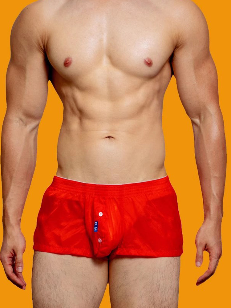 Men's Low Rise Sheer Boxer Shorts | dmunderwear detail image 5