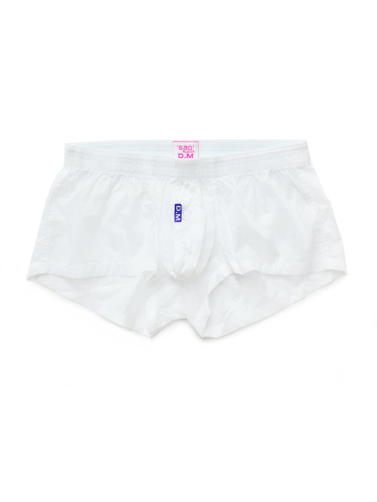 Men's Low Rise Sheer Boxer Shorts | dmunderwear detail image 7