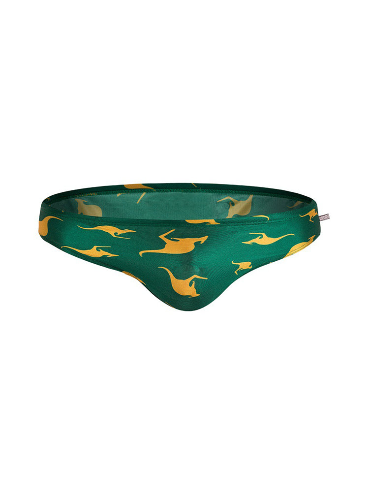 Men's Low-Rise Stylish Print Swim Briefs | dmunderwear detail image 17