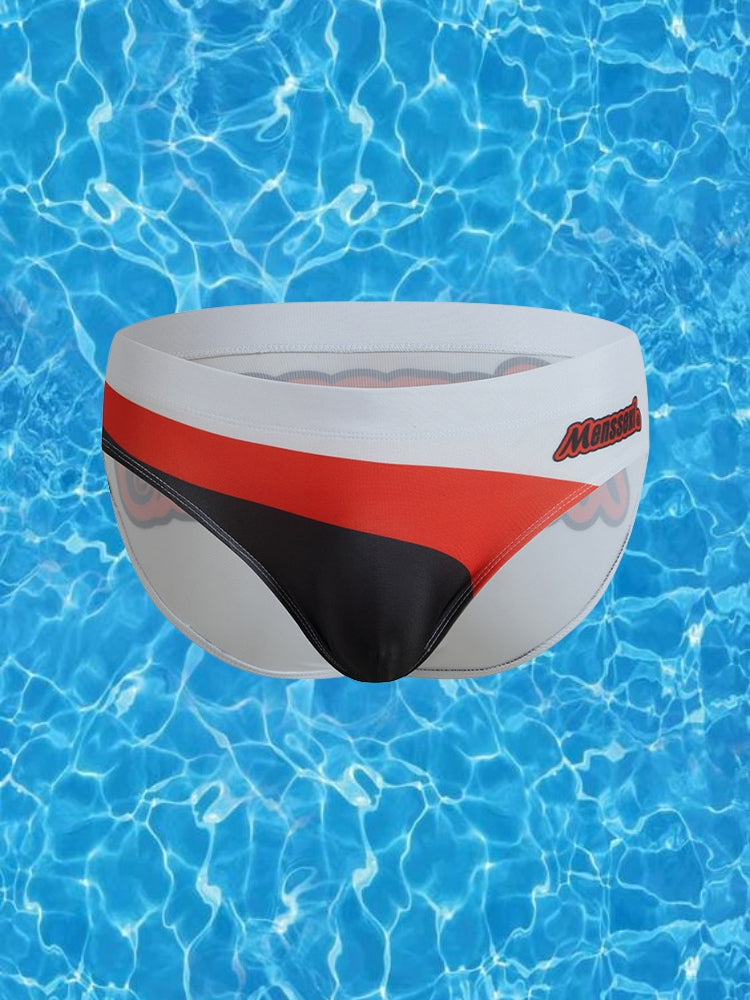 Men's Low-Rise Supportive Fit Quick-Dry Full Coverage Swim Briefs | dmunderwear