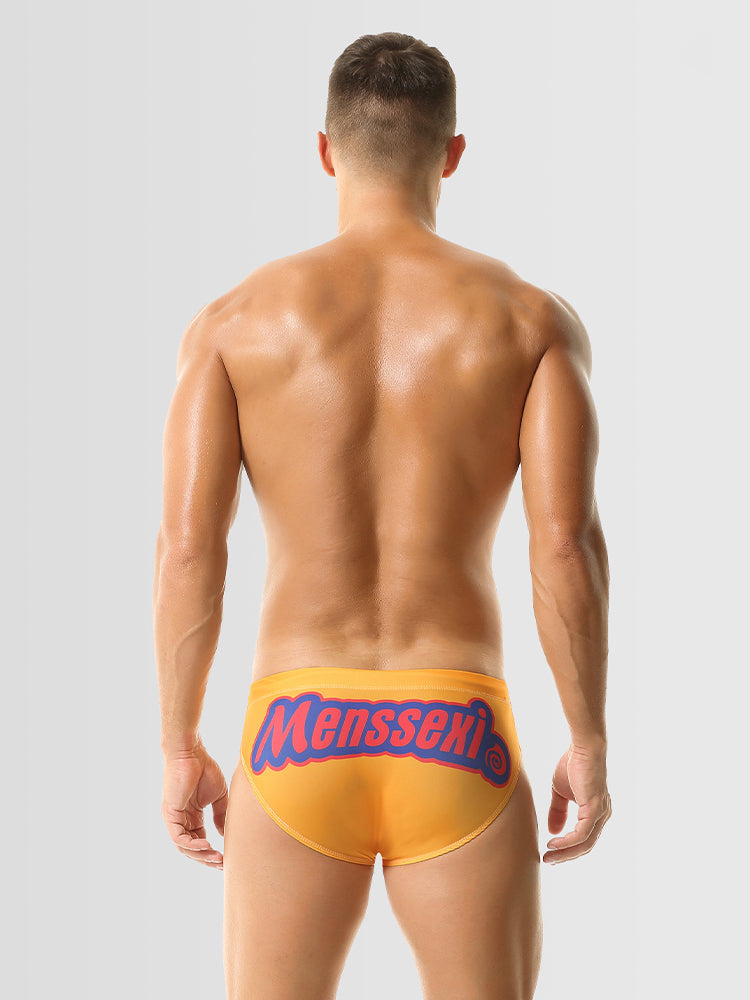 Men's Low-Rise Supportive Fit Quick-Dry Full Coverage Swim Briefs | dmunderwear detail image 10