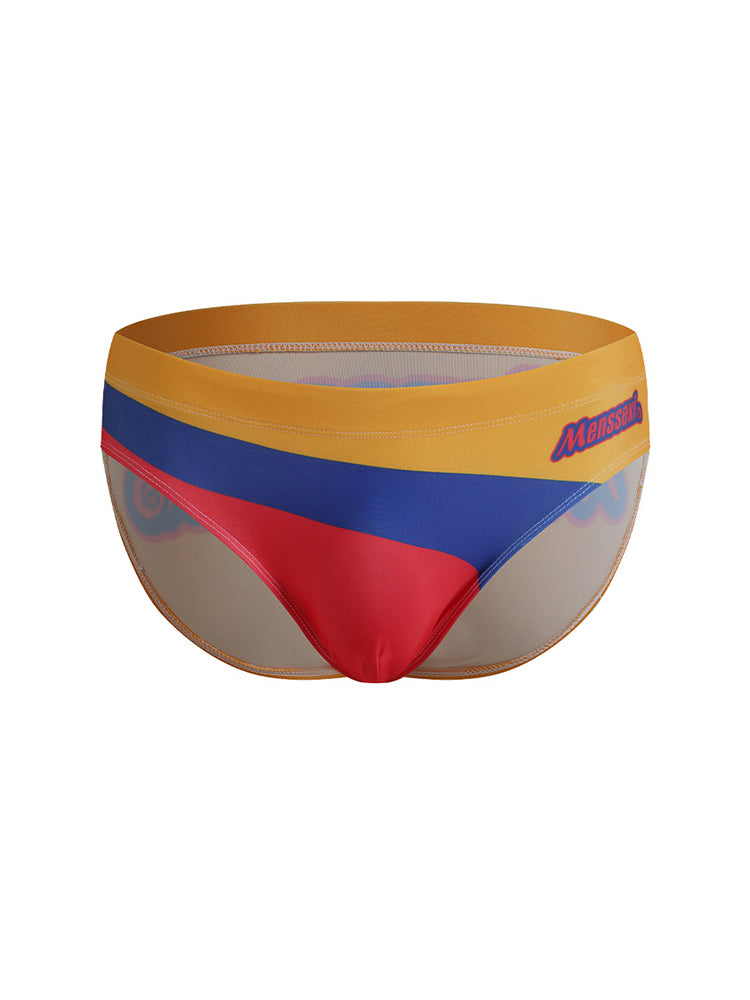 Men's Low-Rise Supportive Fit Quick-Dry Full Coverage Swim Briefs | dmunderwear detail image 12