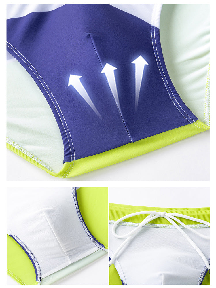 Men's Low-Rise Supportive Fit Quick-Dry Full Coverage Swim Briefs | dmunderwear detail image 16
