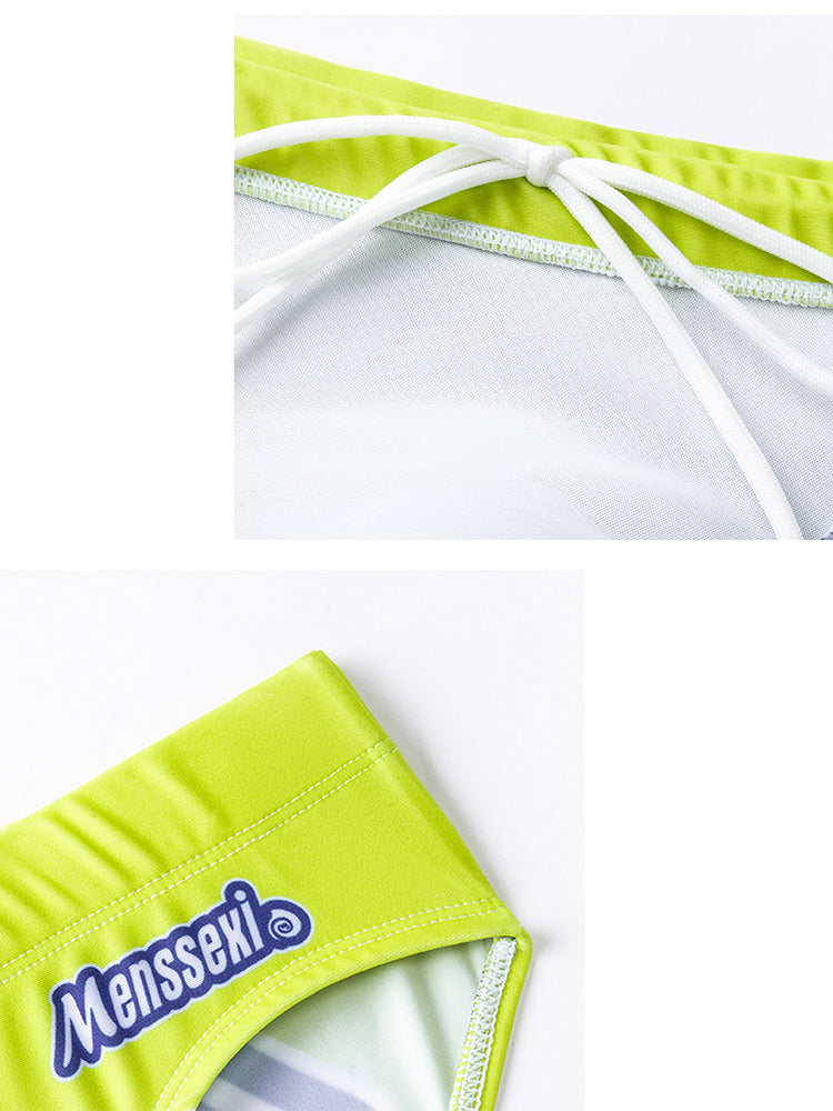 Men's Low-Rise Supportive Fit Quick-Dry Full Coverage Swim Briefs | dmunderwear detail image 19