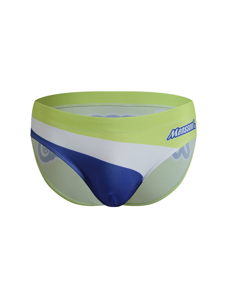 Men's Low-Rise Supportive Fit Quick-Dry Full Coverage Swim Briefs | dmunderwear detail image 2