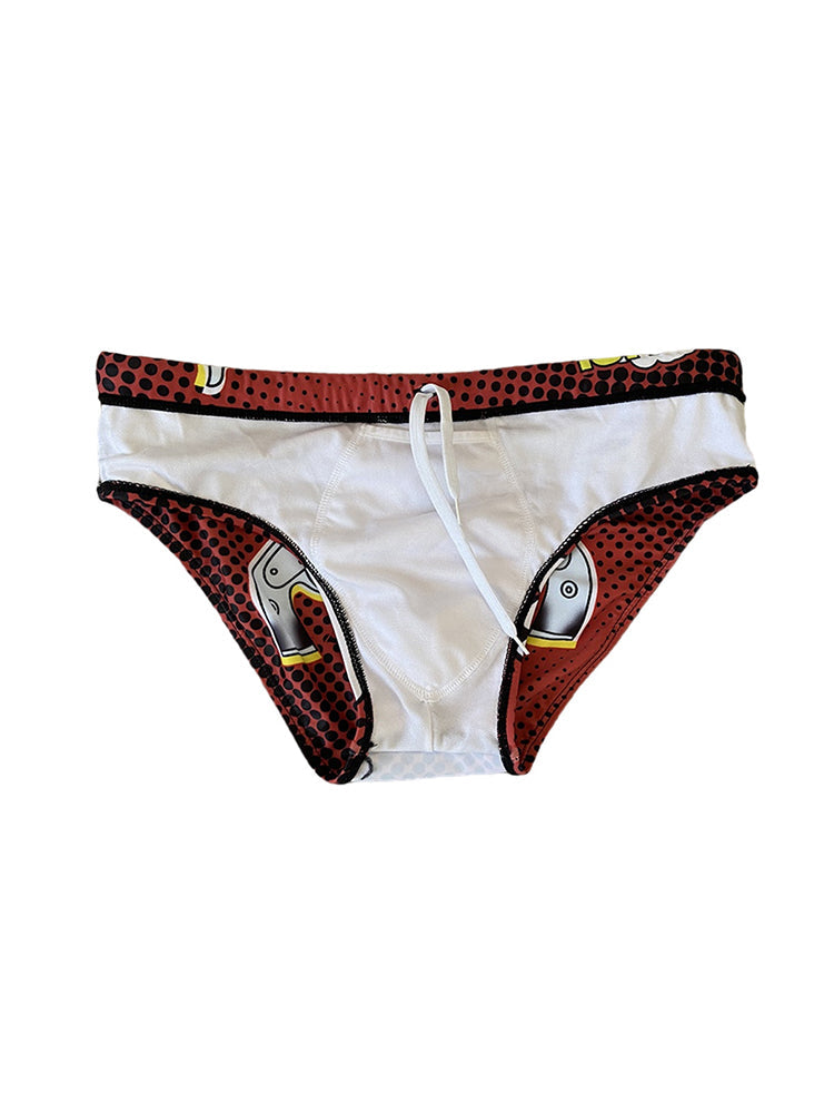 Men's Low-Rise Surfing Professional Swim Brief | dmunderwear detail image 6