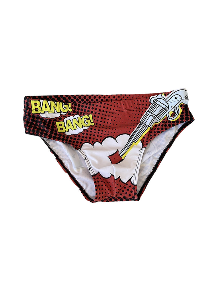 Men's Low-Rise Surfing Professional Swim Brief | dmunderwear detail image 7