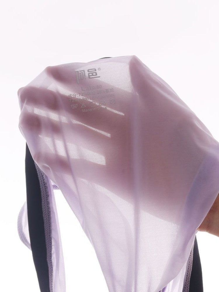 Men's Low Waist Narrow Waist Ice Silk Breathable Convex Pocket Briefs | dmunderwear detail image 4