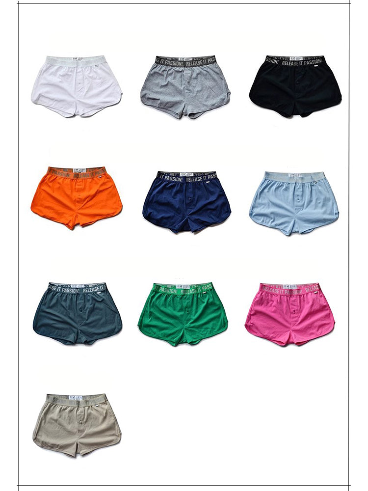 Men's Low-Waist Sexy Loose-Fit Home Shorts | dmunderwear detail image 10