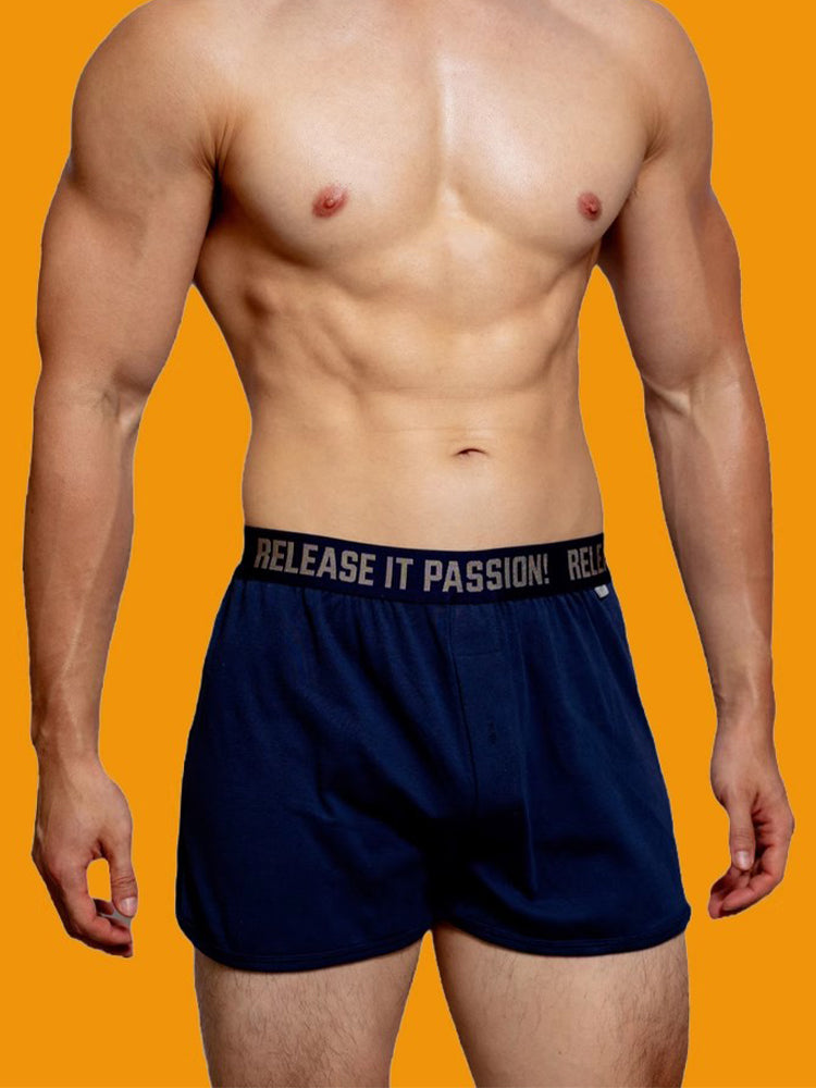 Men's Low-Waist Sexy Loose-Fit Home Shorts | dmunderwear detail image 12