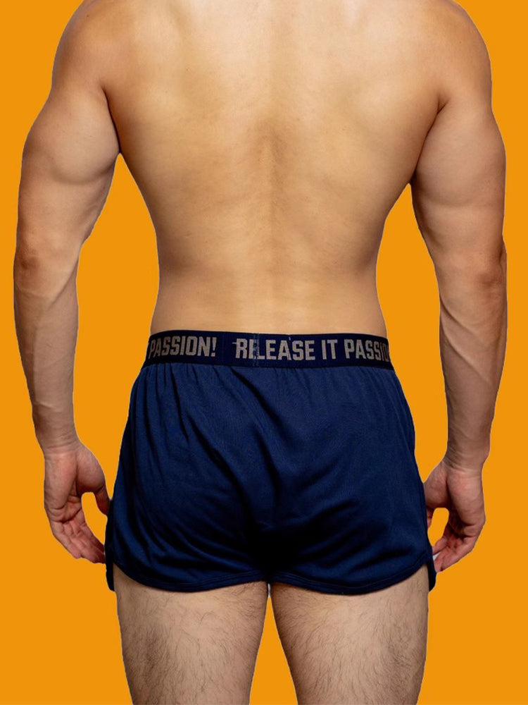 Men's Low-Waist Sexy Loose-Fit Home Shorts | dmunderwear detail image 13