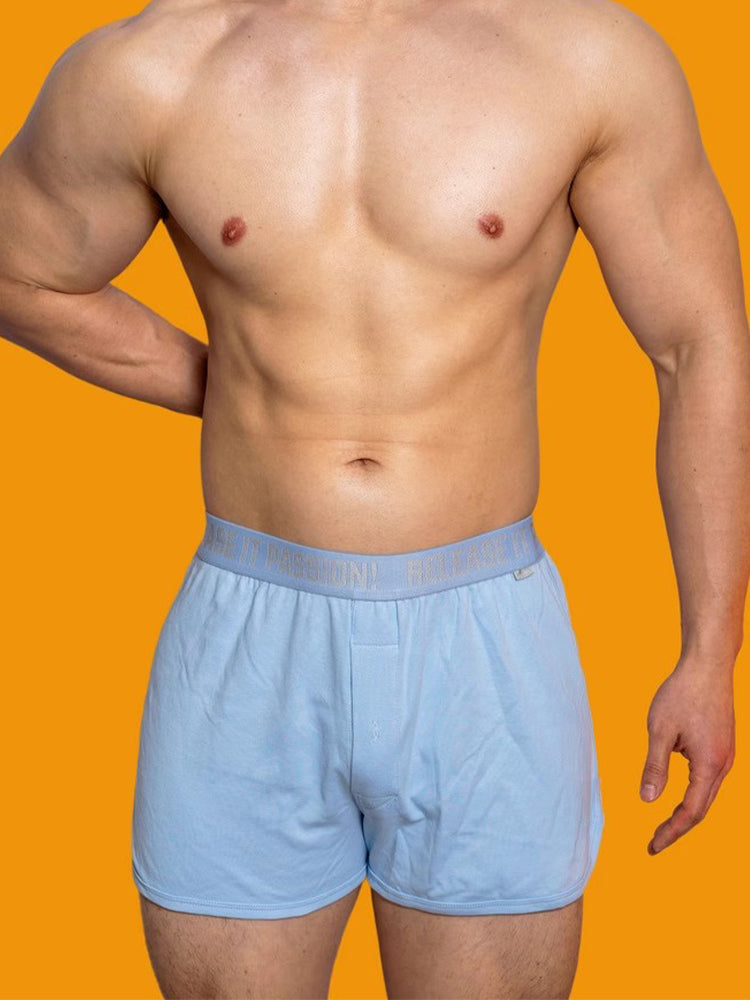 Men's Low-Waist Sexy Loose-Fit Home Shorts | dmunderwear detail image 6