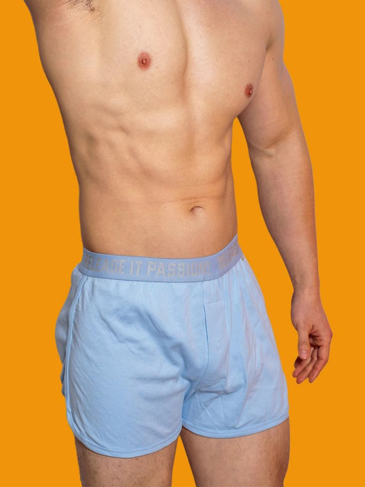 Men's Low-Waist Sexy Loose-Fit Home Shorts | dmunderwear detail image 7