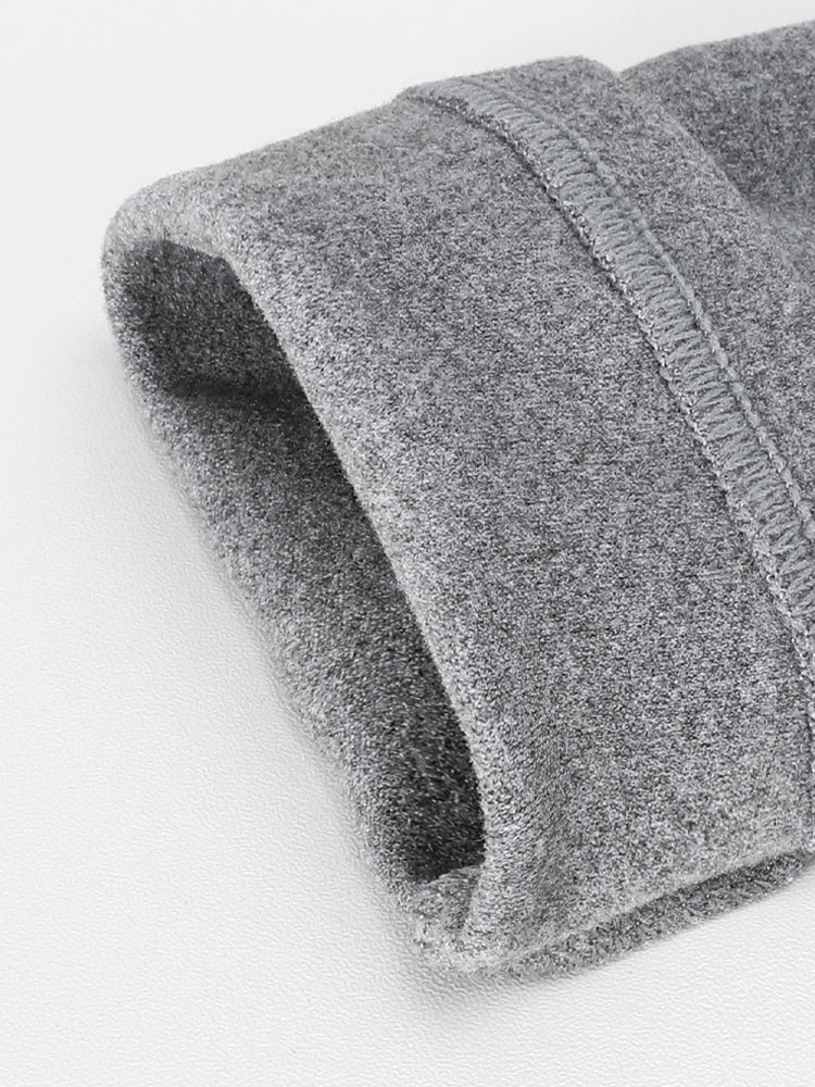 Men's Mid-high Collar Warm Cold-proof Long-sleeved Bottoming Shirt | dmunderwear detail image 3