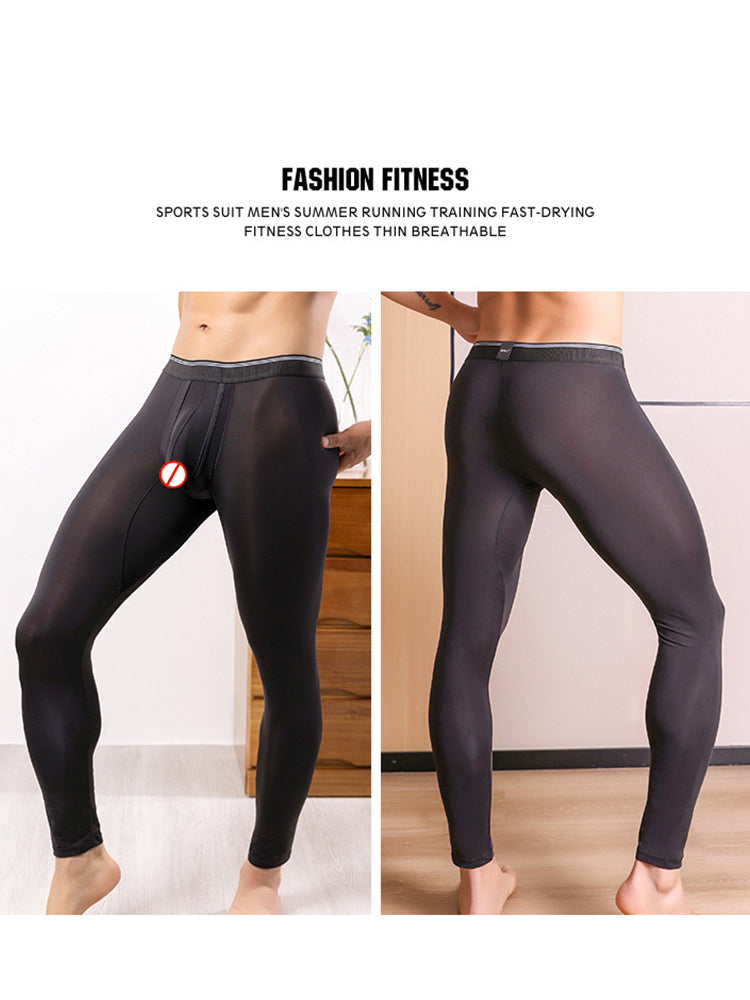 Men's Mid-Rise Separation Sports Tights | dmunderwear detail image 12