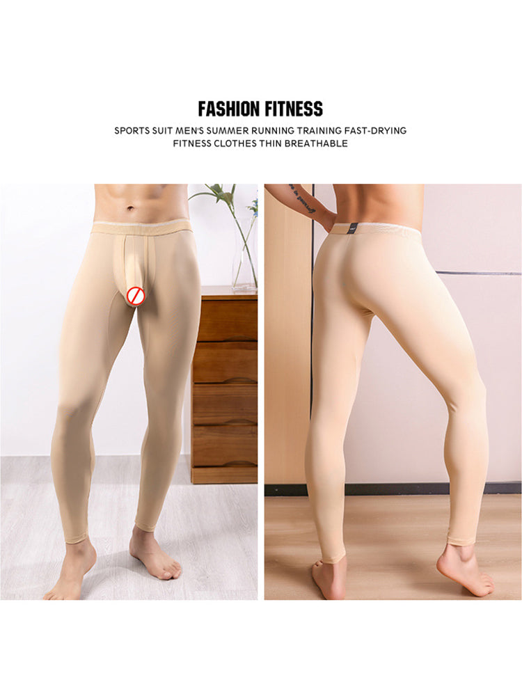 Men's Mid-Rise Separation Sports Tights | dmunderwear detail image 15