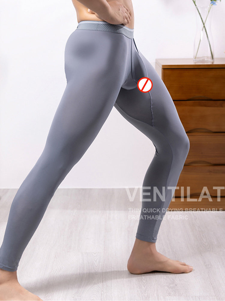 Men's Mid-Rise Separation Sports Tights | dmunderwear detail image 18