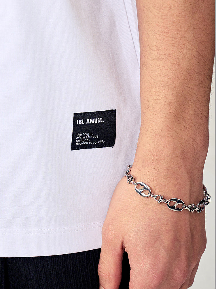 Men's Minimalist Design Classic-Fit Versatile Essential Day-Long Comfort T-Shirt | dmunderwear detail image 12