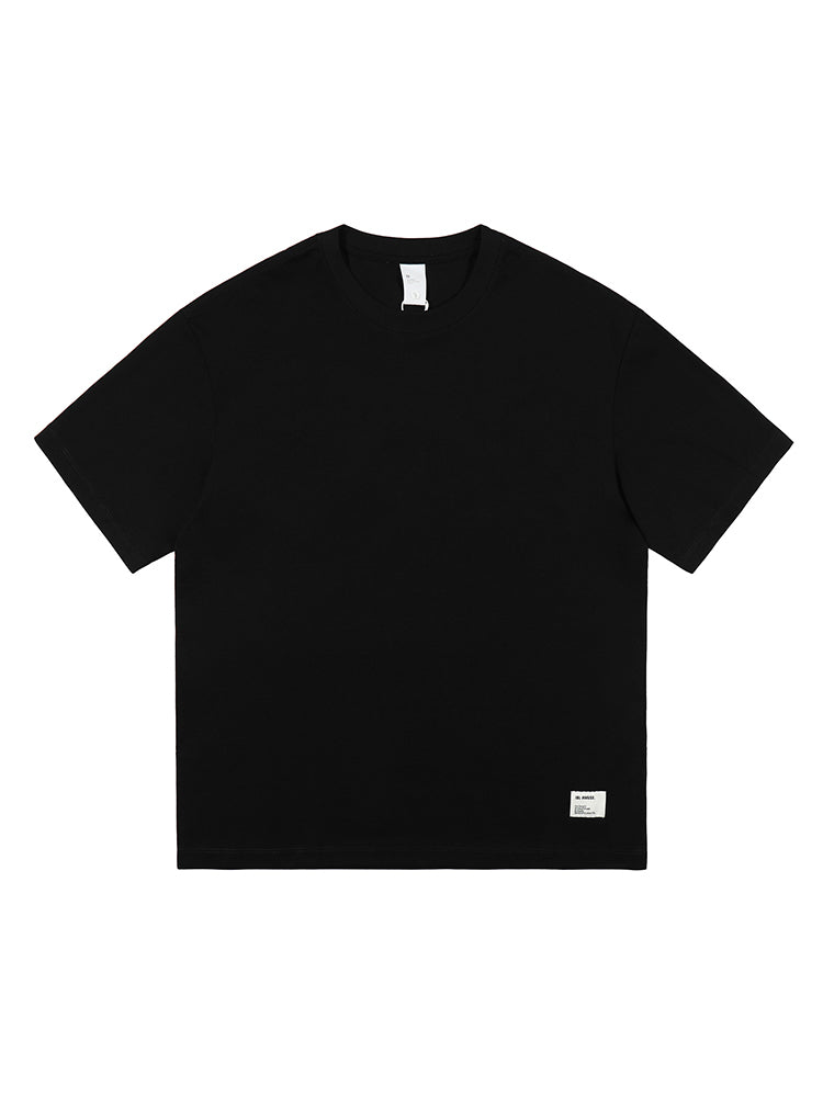 Men's Minimalist Design Classic-Fit Versatile Essential Day-Long Comfort T-Shirt | dmunderwear detail image 2