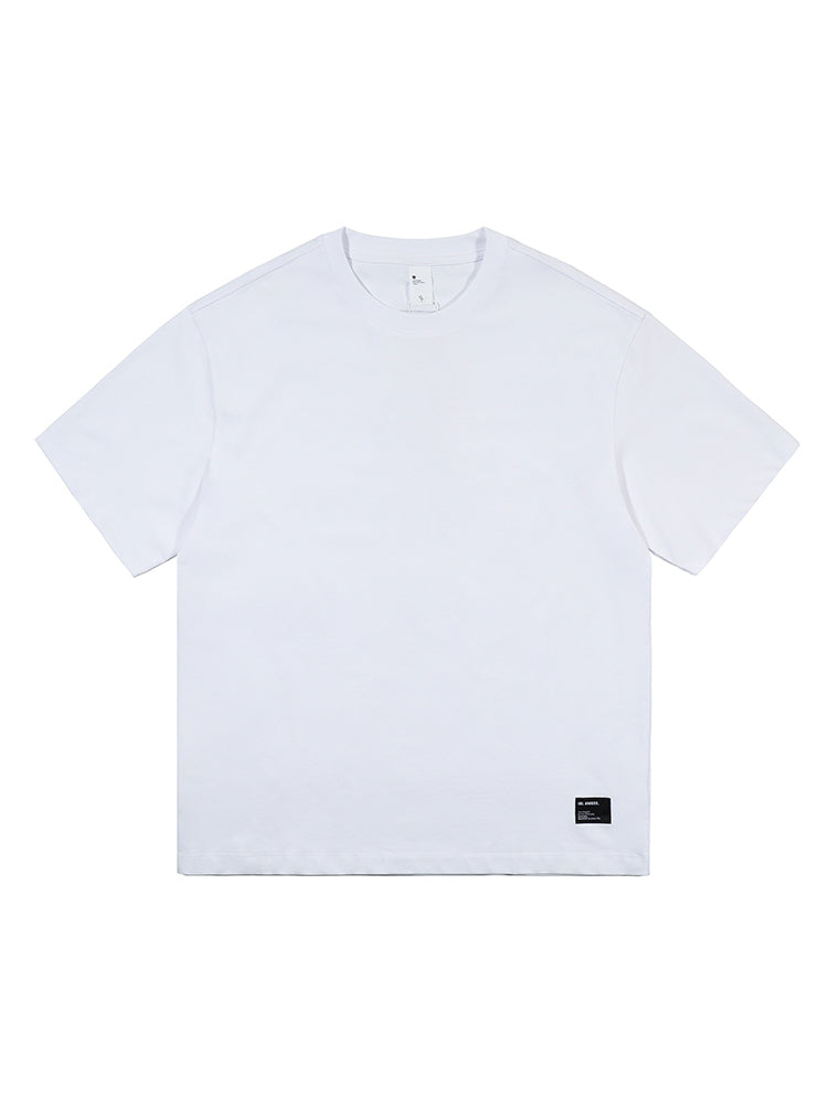 Men's Minimalist Design Classic-Fit Versatile Essential Day-Long Comfort T-Shirt | dmunderwear detail image 9