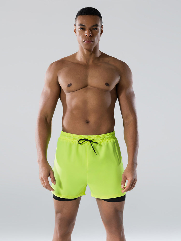 Men's Minimalist Design Sporty Cut Odor-Control Board Shorts | dmunderwear