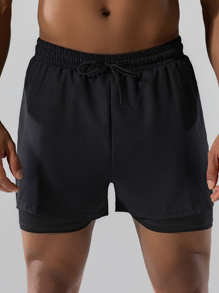 Men's Minimalist Design Sporty Cut Odor-Control Board Shorts | dmunderwear variant image