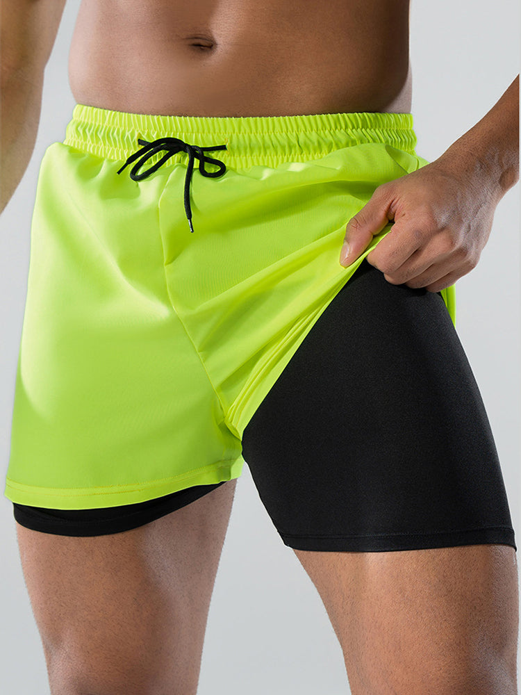 Men's Minimalist Design Sporty Cut Odor-Control Board Shorts | dmunderwear detail image 5