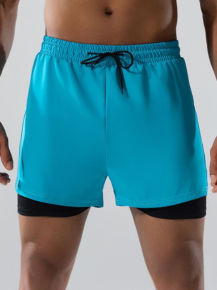 Men's Minimalist Design Sporty Cut Odor-Control Board Shorts | dmunderwear detail image 9