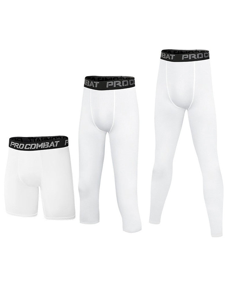 Men's Moisture-Wicking Breathable High-Elasticity Form-Fitting Activewear Tights | dmunderwear detail image 12