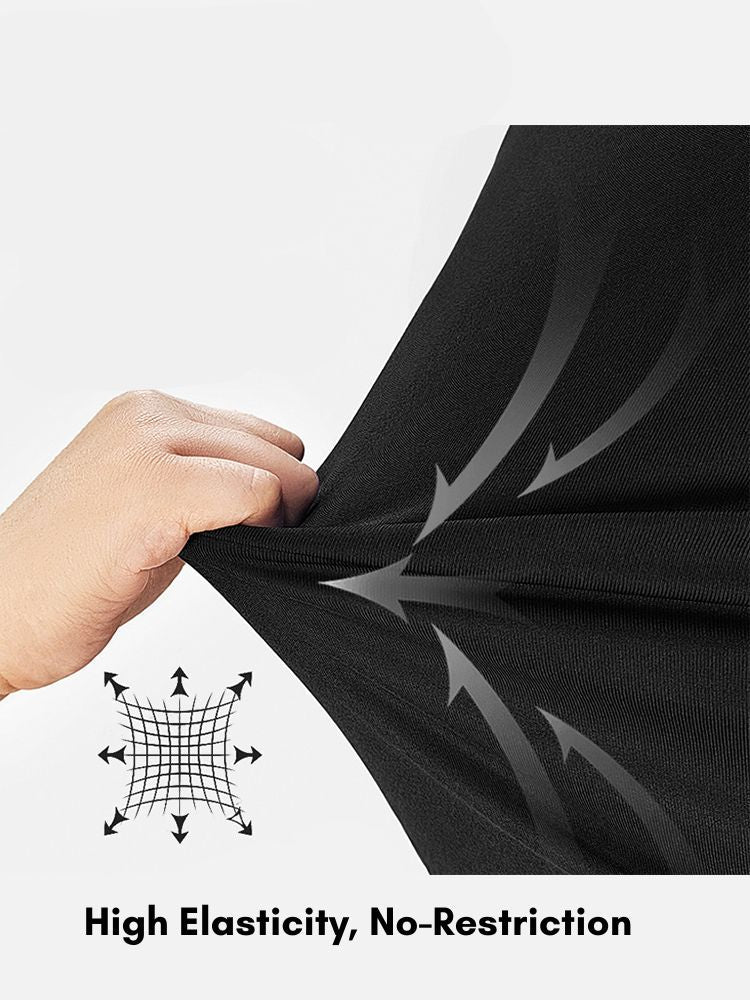 Men's Moisture-Wicking Breathable High-Elasticity Form-Fitting Activewear Tights | dmunderwear detail image 5