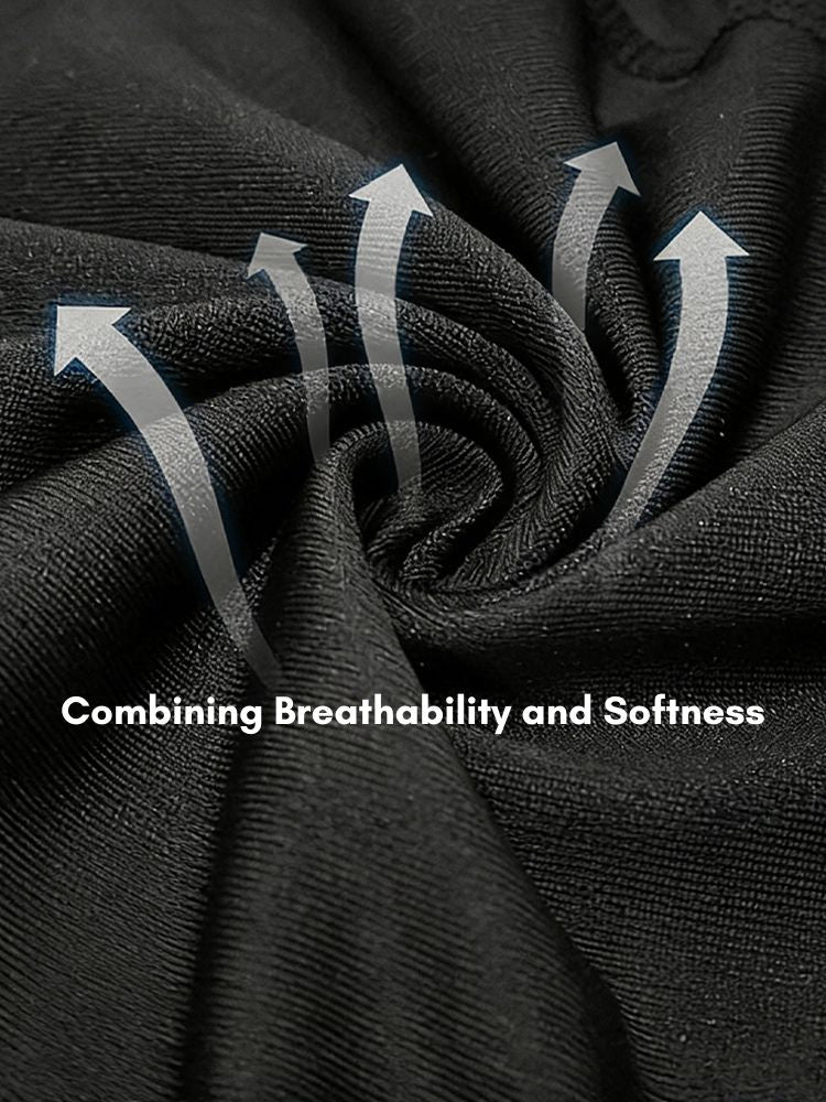 Men's Moisture-Wicking Breathable High-Elasticity Form-Fitting Activewear Tights | dmunderwear detail image 6