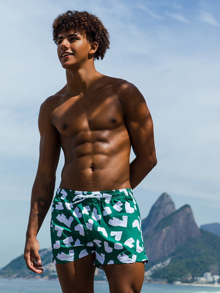 Men's Moisture-Wicking Lightweight & Airy Sporty Cut Comfy Board Shorts | dmunderwear